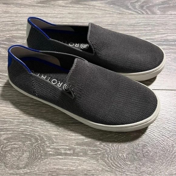 Rothy’s Rothy's  Sneaker Steel Gray Textile Youth Comfort Shoes Girl/Boys - Picture 3 of 6